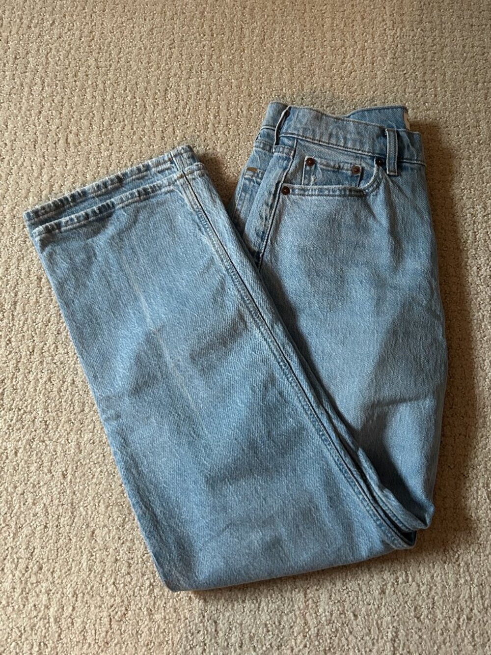 Abercrombie Baggy Low Rise Curve Love Jean